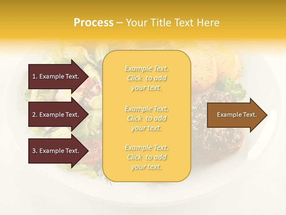 Baked Dinner Barbecue PowerPoint Template