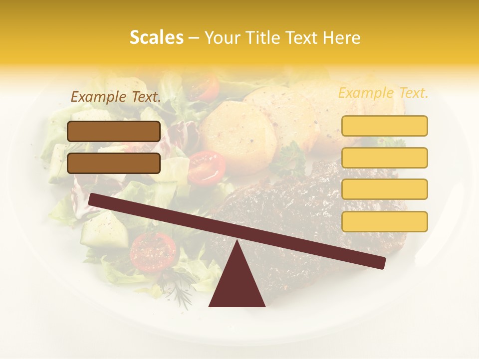 Baked Dinner Barbecue PowerPoint Template