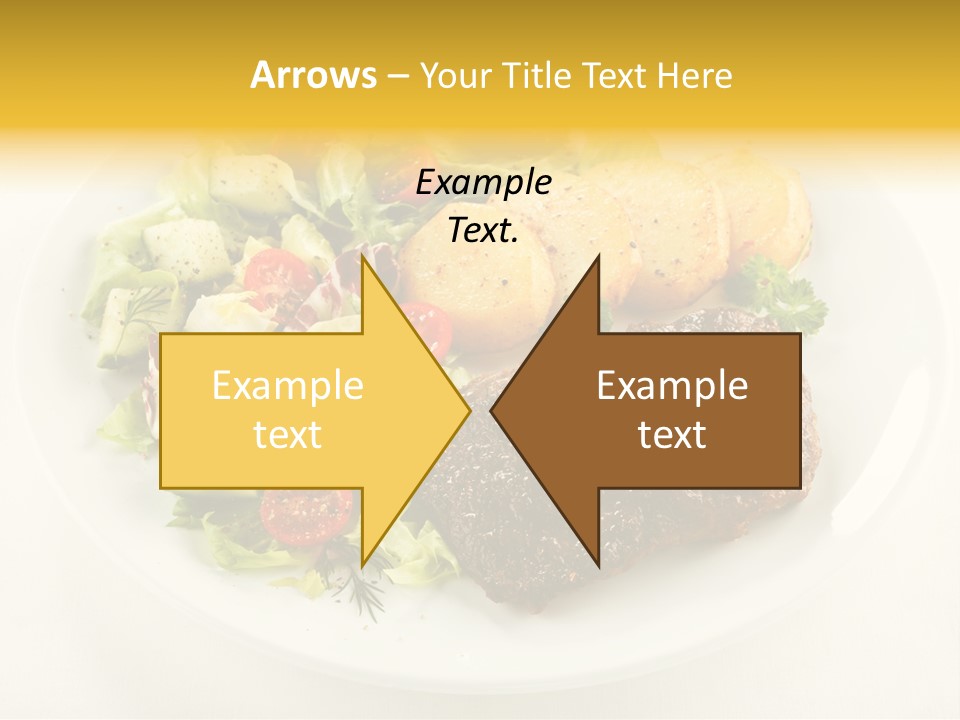 Baked Dinner Barbecue PowerPoint Template