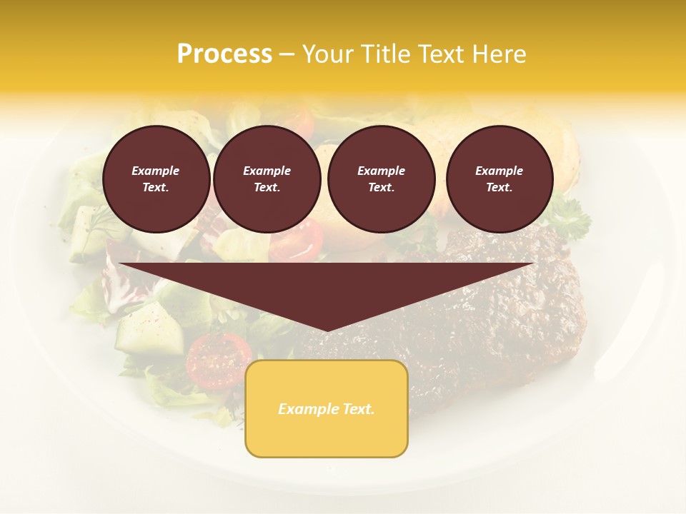 Baked Dinner Barbecue PowerPoint Template