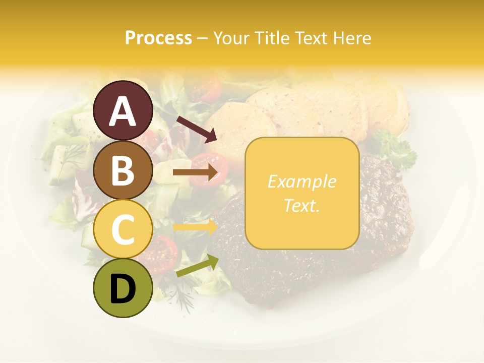 Baked Dinner Barbecue PowerPoint Template
