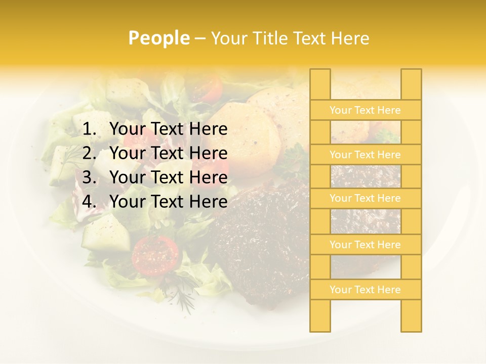 Baked Dinner Barbecue PowerPoint Template
