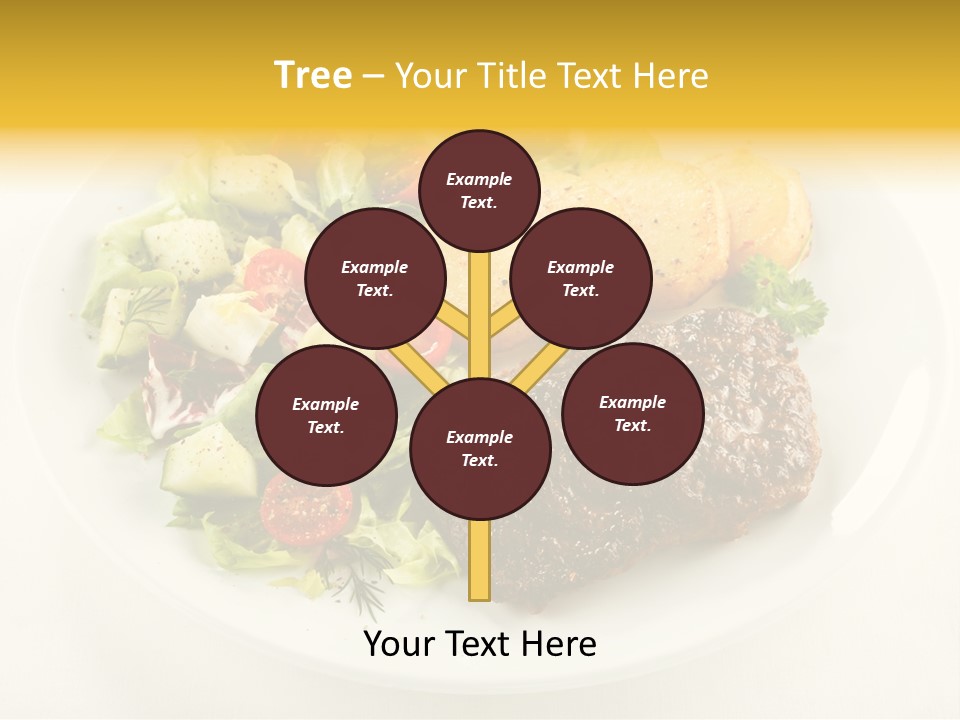 Baked Dinner Barbecue PowerPoint Template