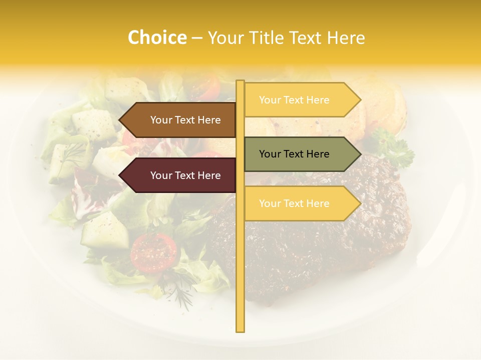 Baked Dinner Barbecue PowerPoint Template