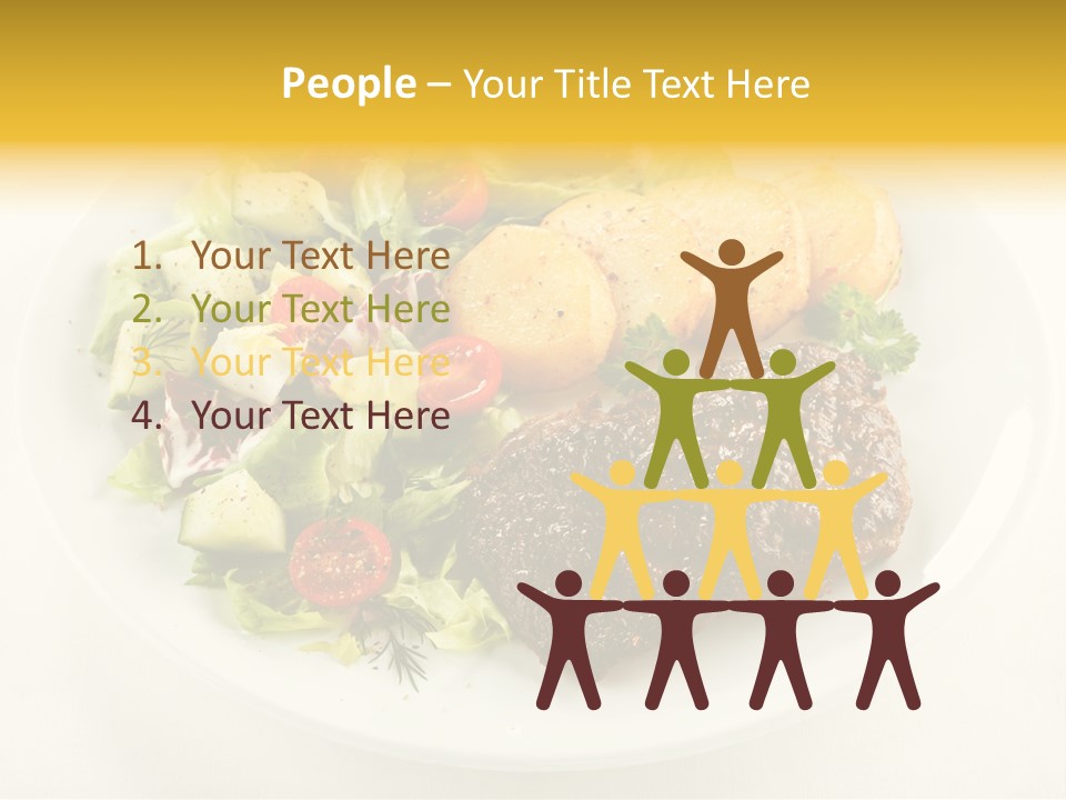 Baked Dinner Barbecue PowerPoint Template