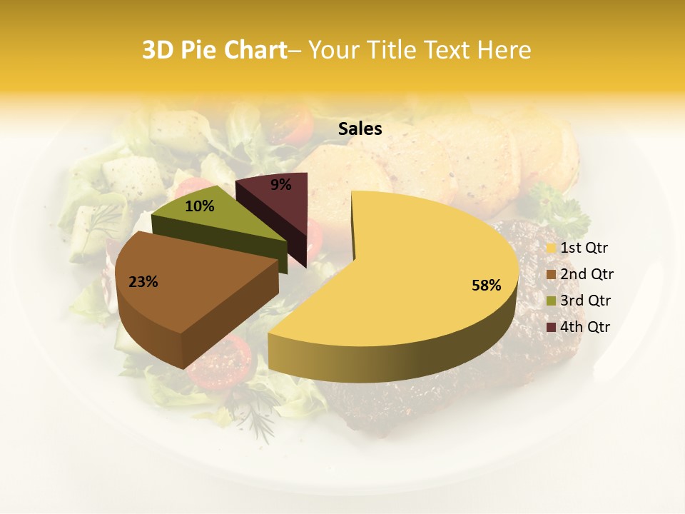 Baked Dinner Barbecue PowerPoint Template