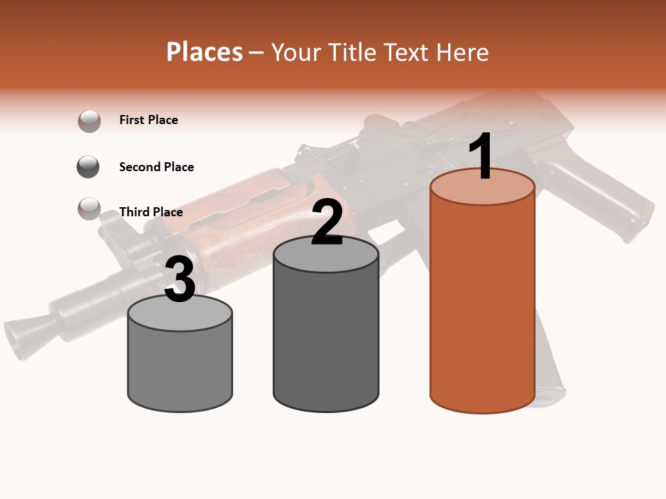 Army Trigger Closeup PowerPoint Template