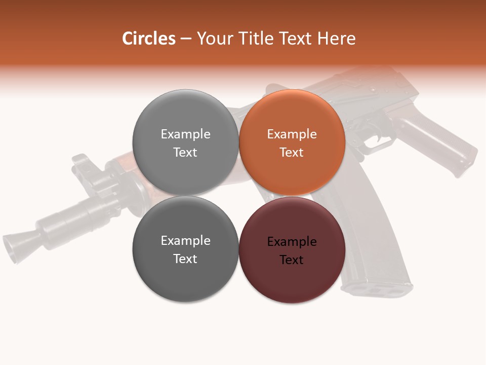 Army Trigger Closeup PowerPoint Template