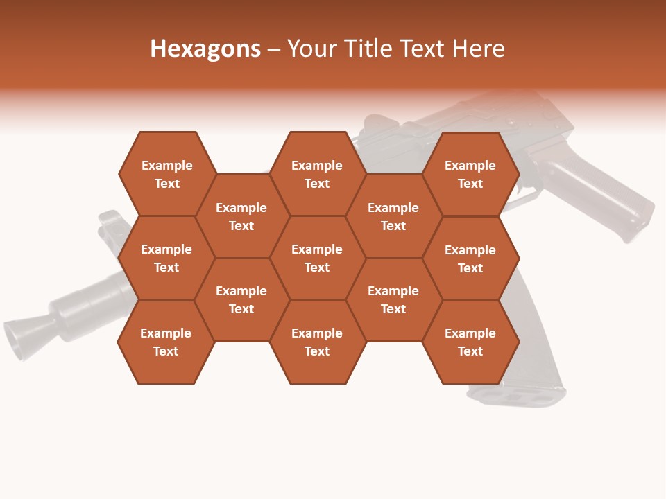 Army Trigger Closeup PowerPoint Template