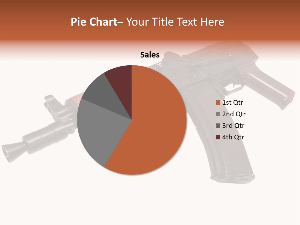 Army Trigger Closeup PowerPoint Template