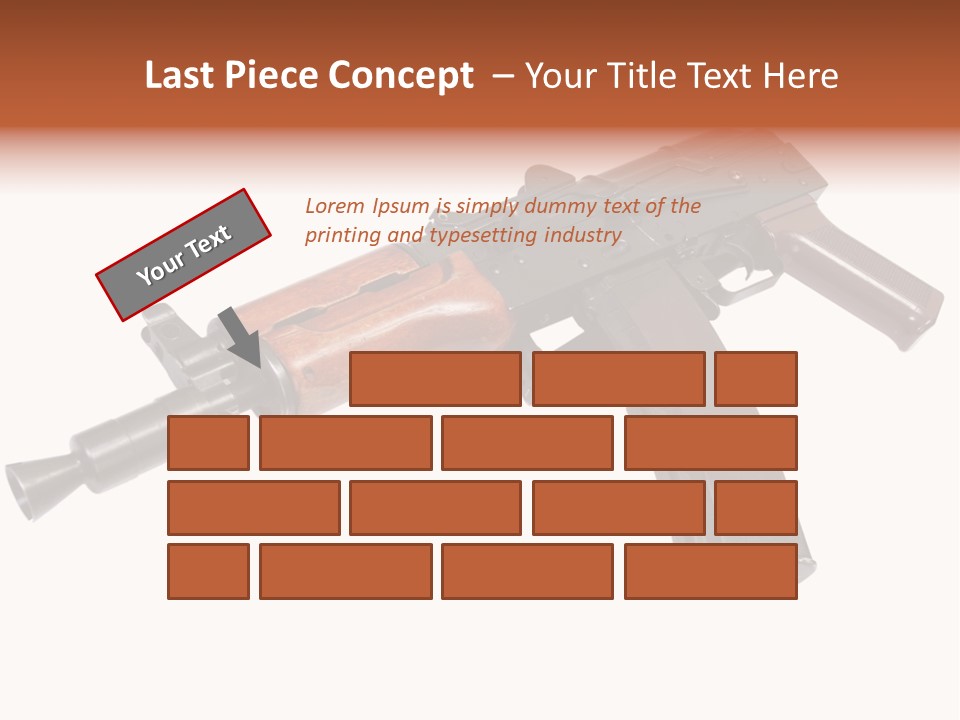 Army Trigger Closeup PowerPoint Template