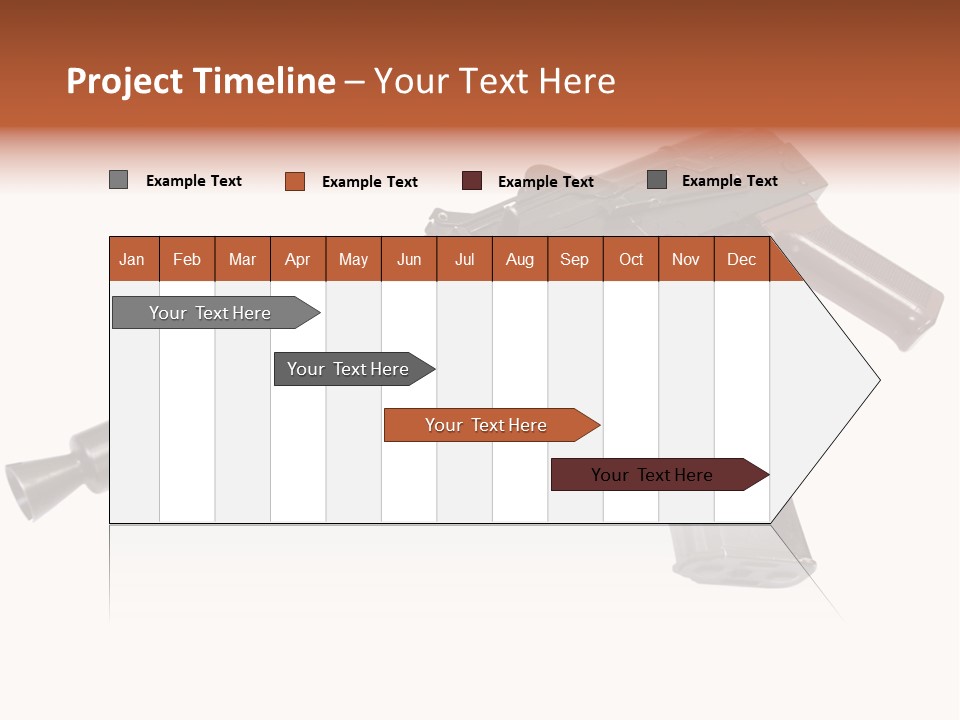 Army Trigger Closeup PowerPoint Template