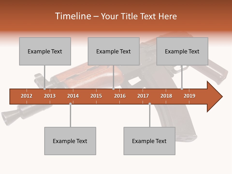 Army Trigger Closeup PowerPoint Template