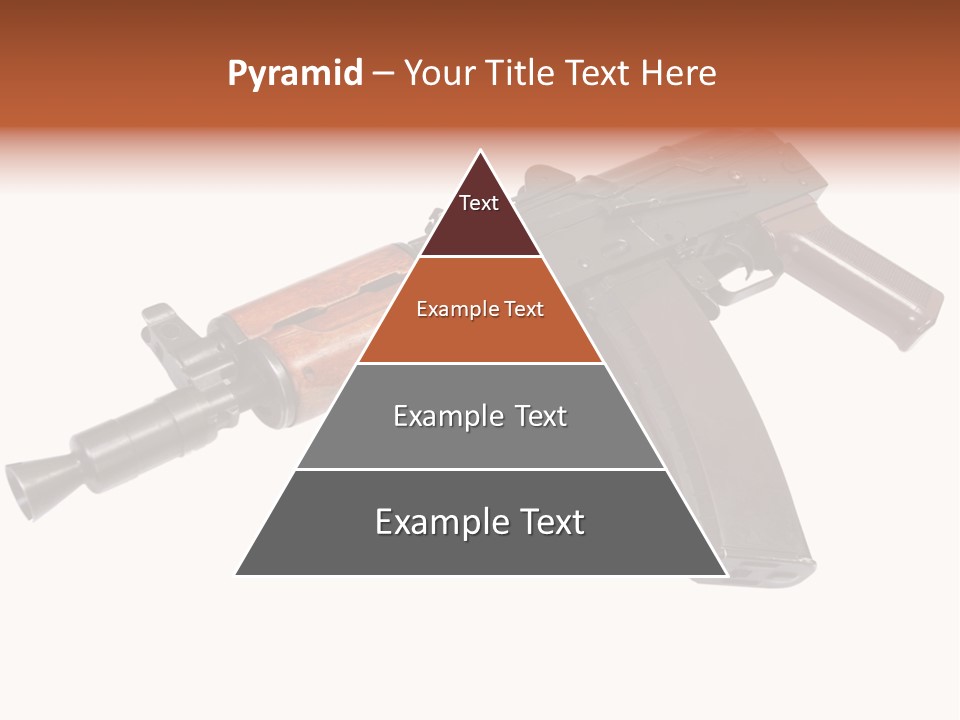 Army Trigger Closeup PowerPoint Template