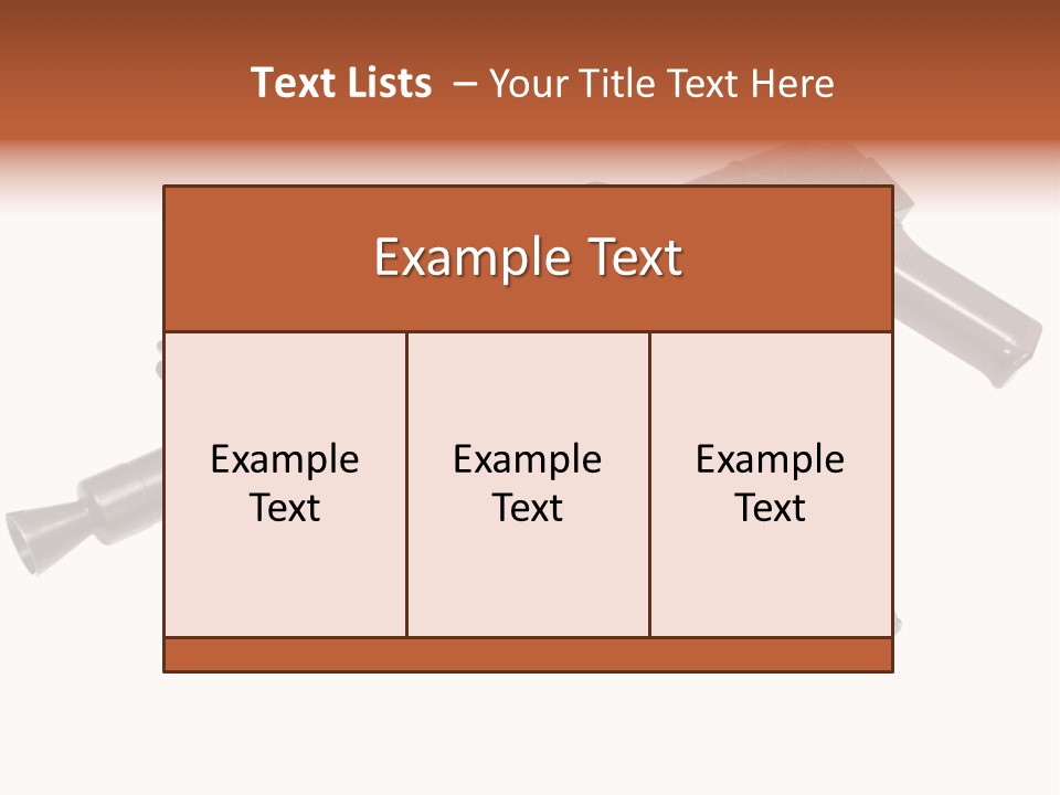 Army Trigger Closeup PowerPoint Template