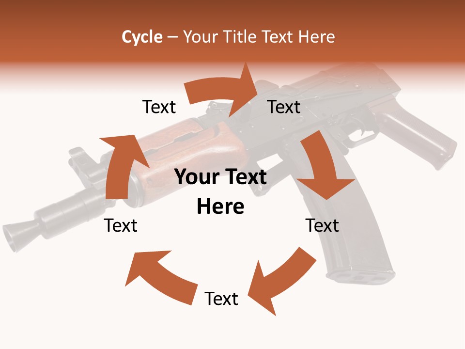 Army Trigger Closeup PowerPoint Template