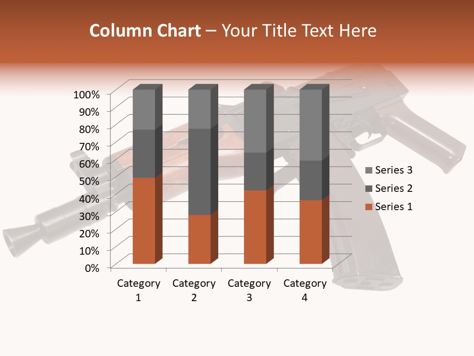 Army Trigger Closeup PowerPoint Template