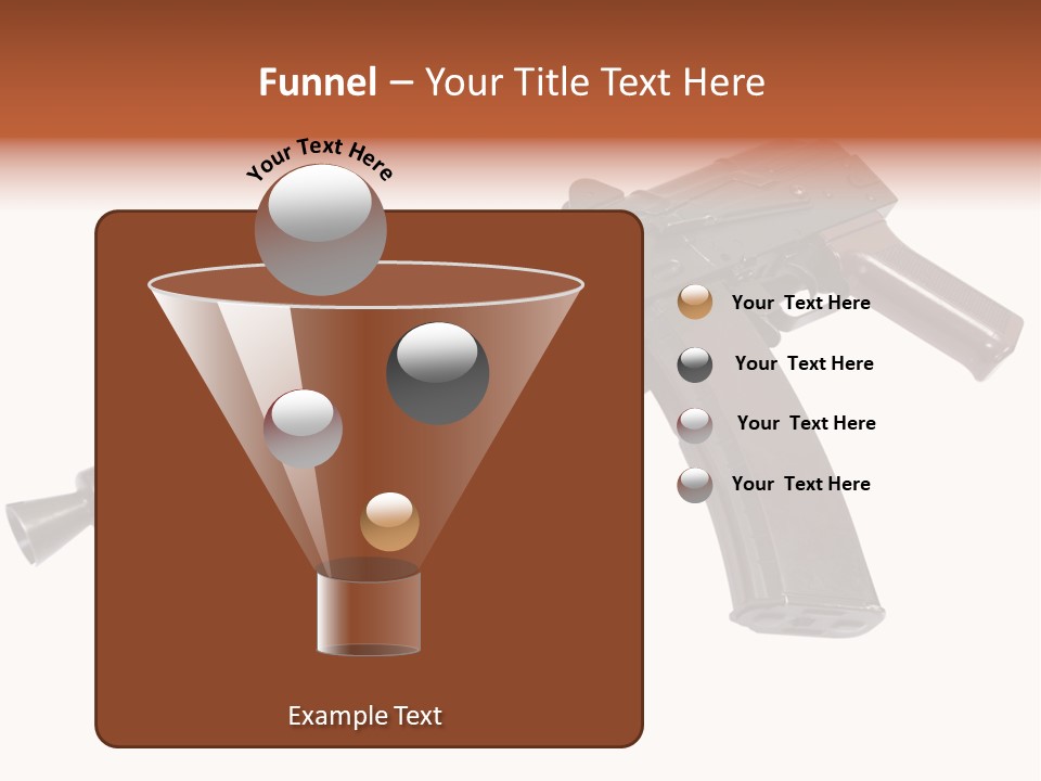 Army Trigger Closeup PowerPoint Template
