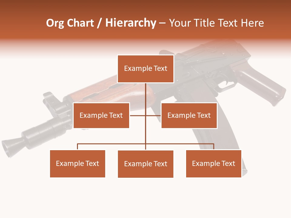 Army Trigger Closeup PowerPoint Template