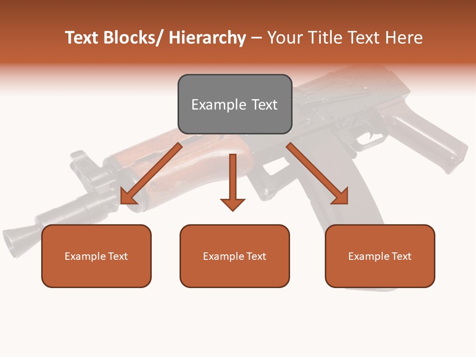 Army Trigger Closeup PowerPoint Template