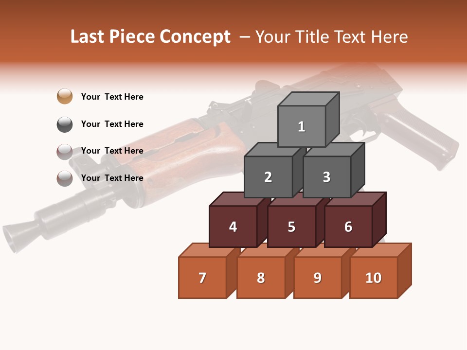 Army Trigger Closeup PowerPoint Template