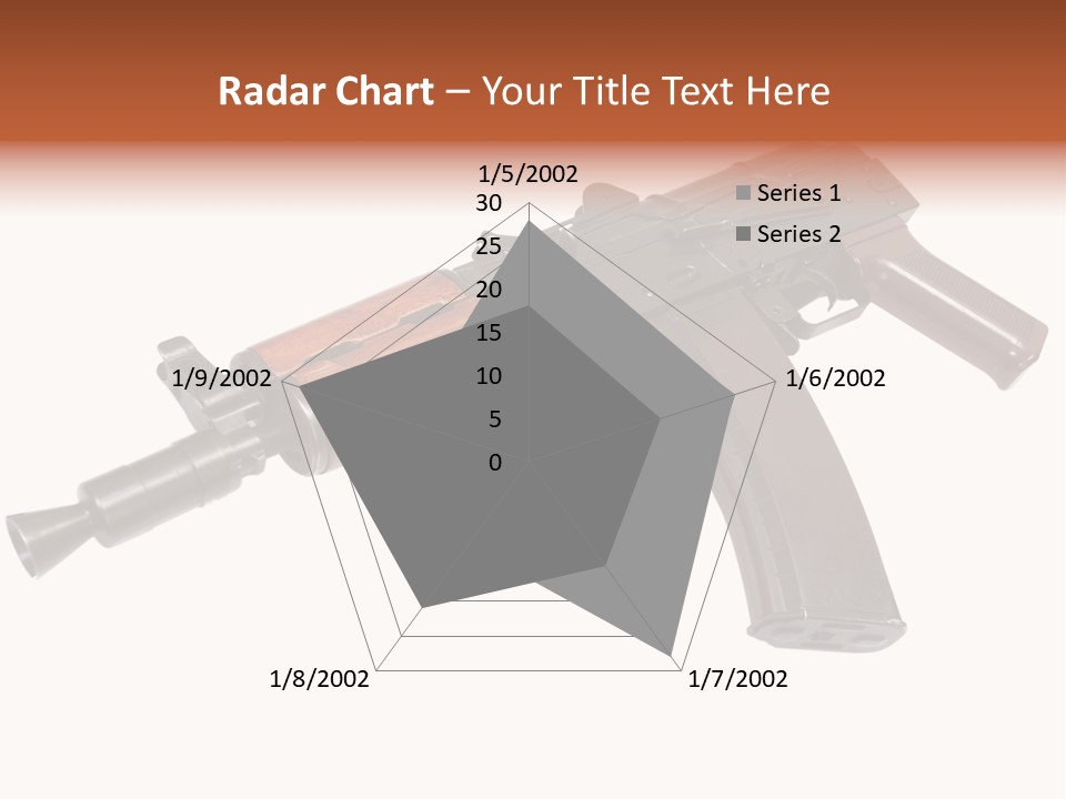 Army Trigger Closeup PowerPoint Template