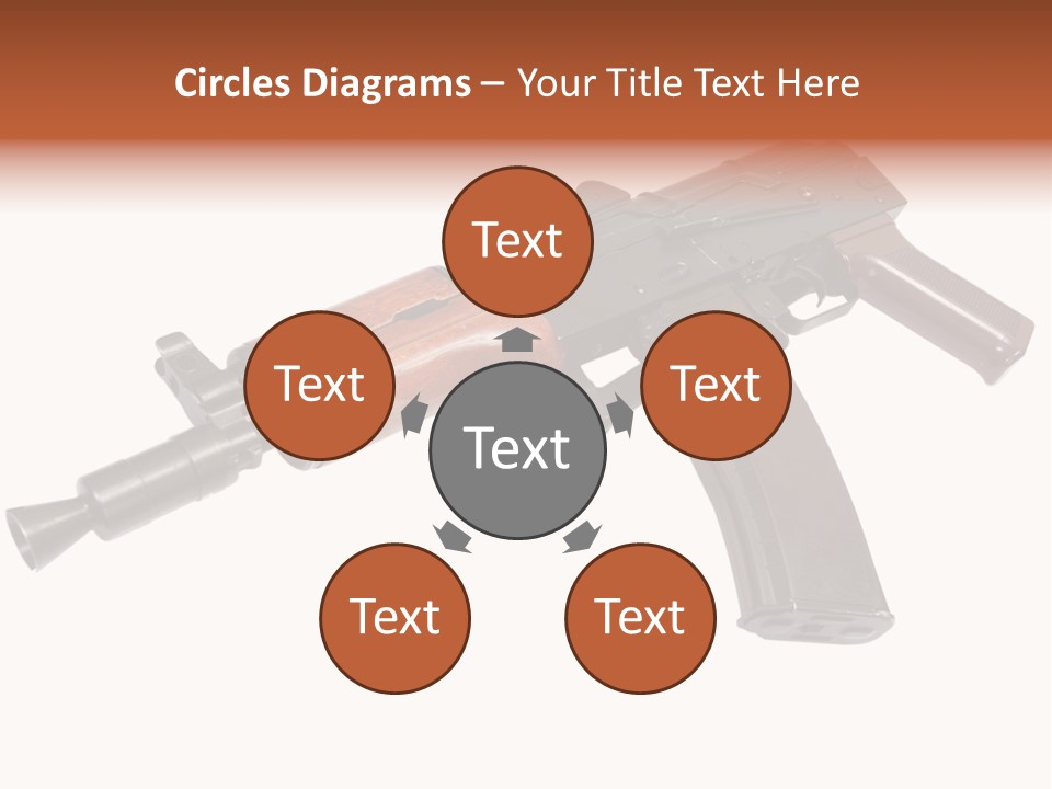 Army Trigger Closeup PowerPoint Template