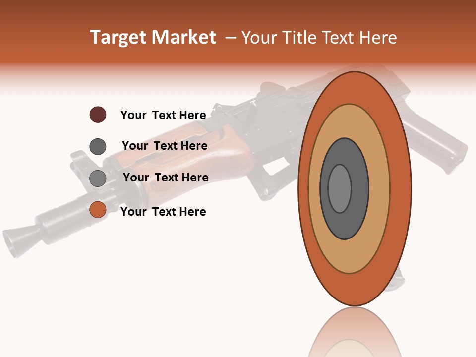 Army Trigger Closeup PowerPoint Template