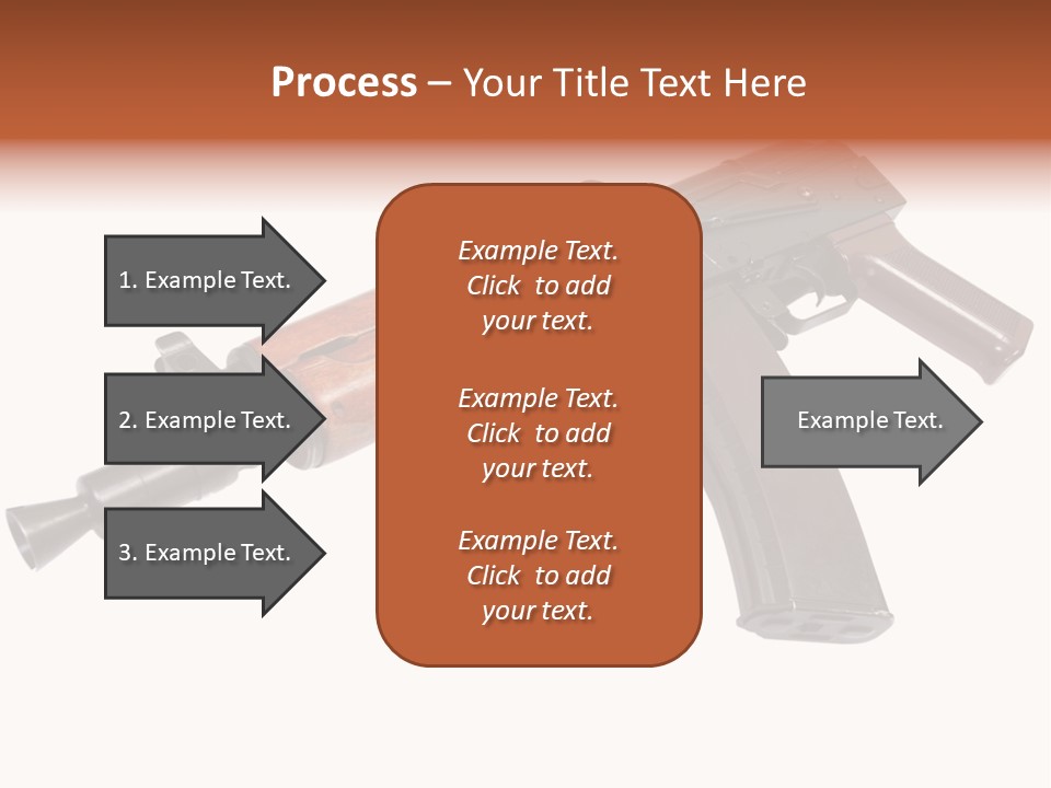 Army Trigger Closeup PowerPoint Template