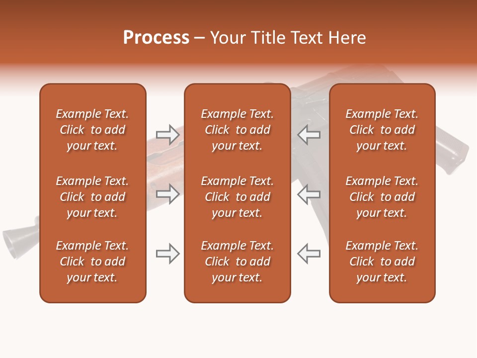 Army Trigger Closeup PowerPoint Template
