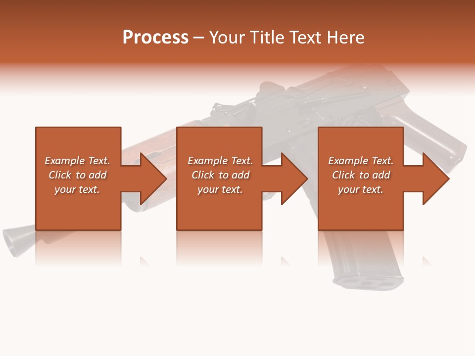 Army Trigger Closeup PowerPoint Template