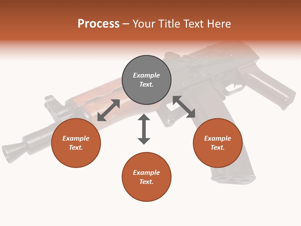 Army Trigger Closeup PowerPoint Template