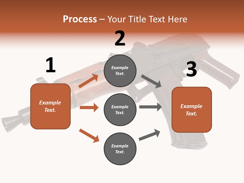 Army Trigger Closeup PowerPoint Template