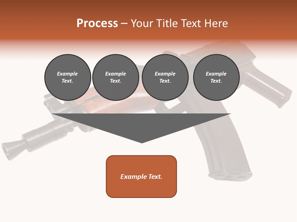 Army Trigger Closeup PowerPoint Template