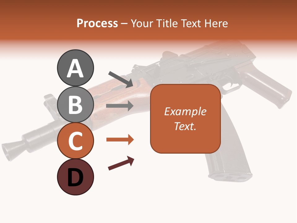 Army Trigger Closeup PowerPoint Template
