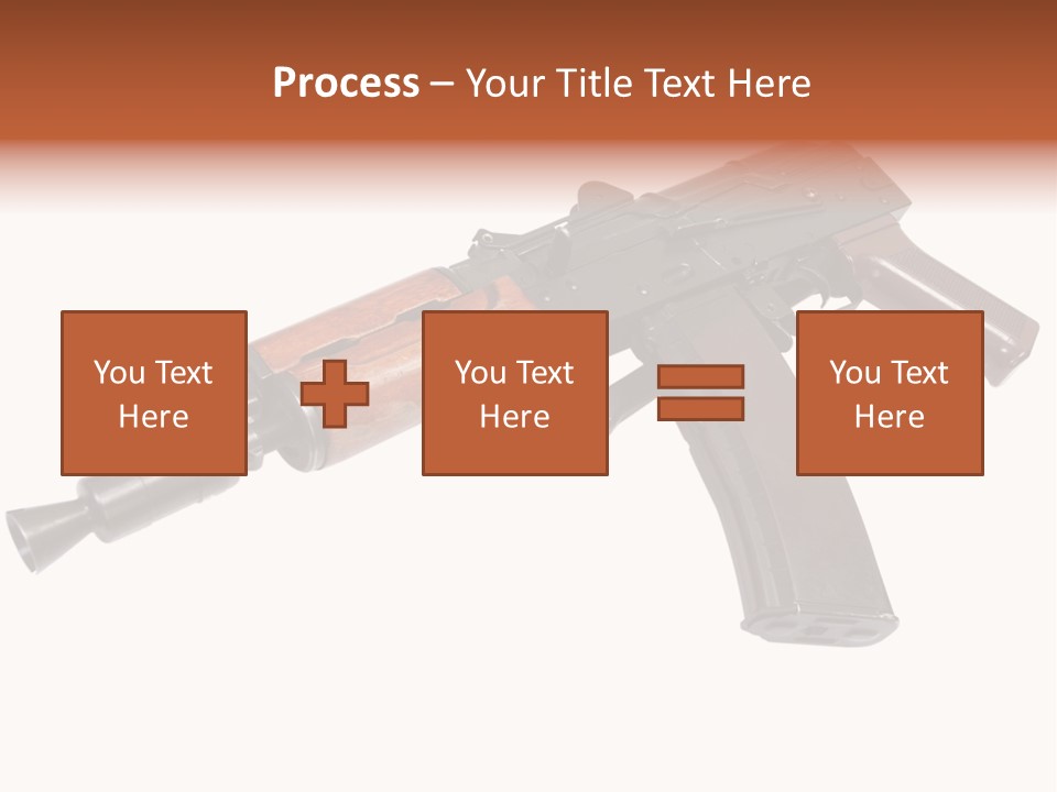 Army Trigger Closeup PowerPoint Template