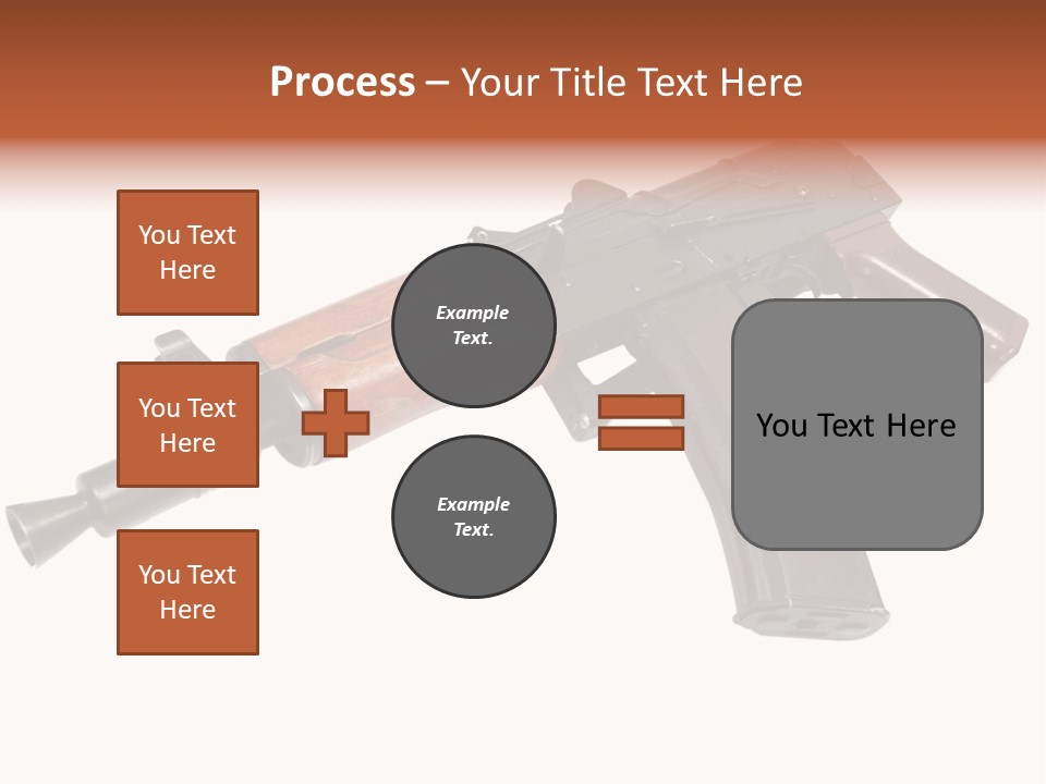 Army Trigger Closeup PowerPoint Template