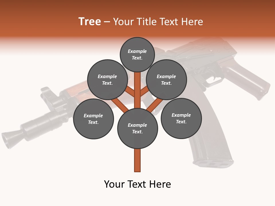 Army Trigger Closeup PowerPoint Template