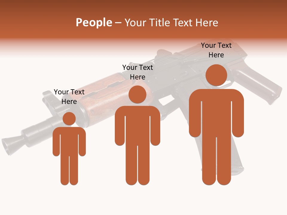 Army Trigger Closeup PowerPoint Template