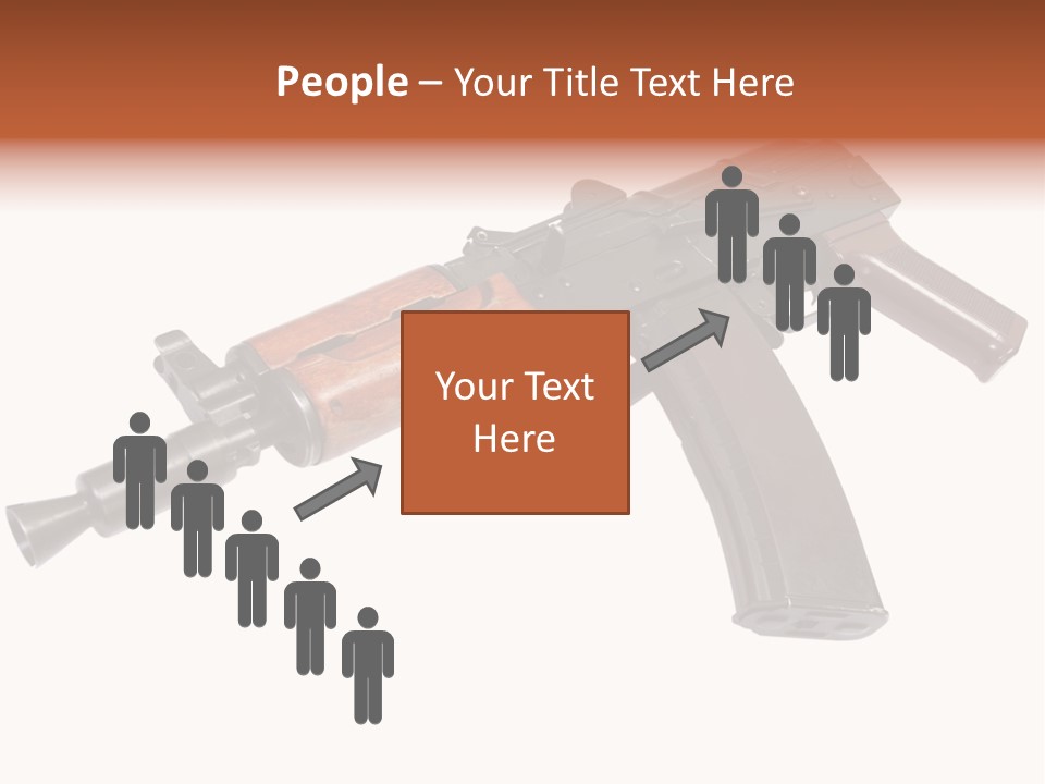 Army Trigger Closeup PowerPoint Template