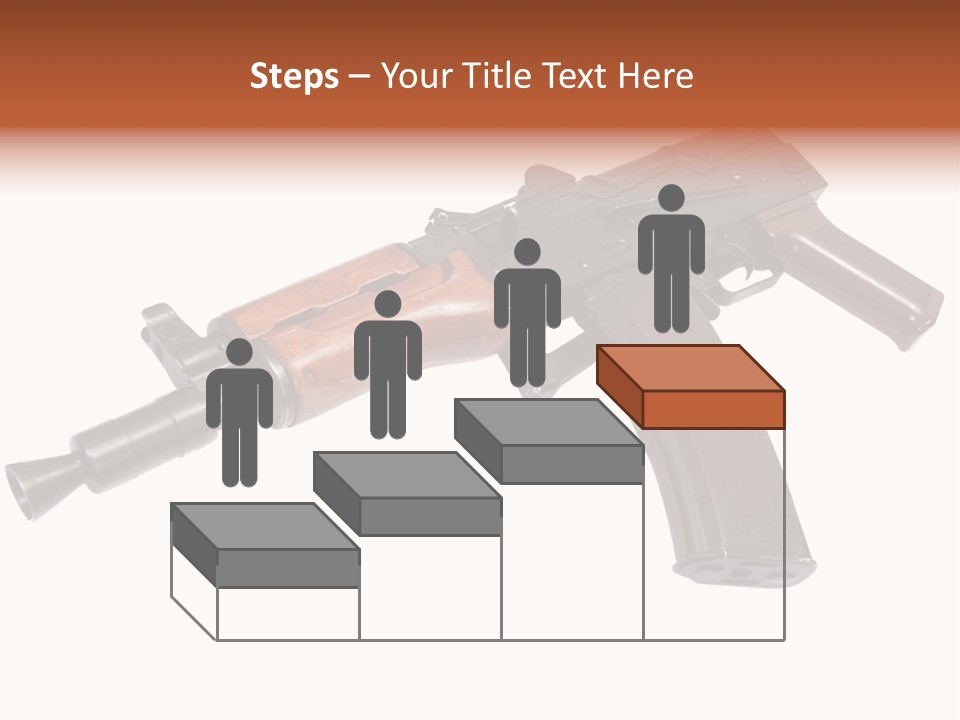 Army Trigger Closeup PowerPoint Template