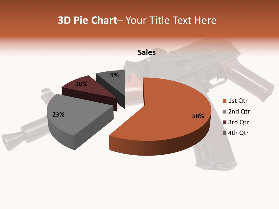 Army Trigger Closeup PowerPoint Template