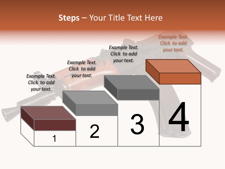 Army Trigger Closeup PowerPoint Template