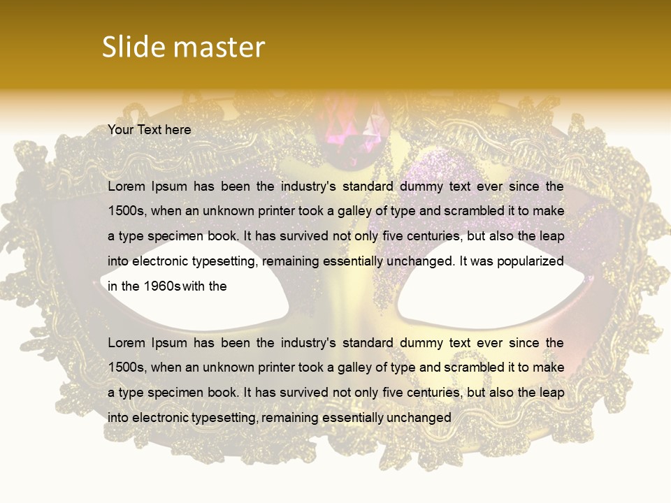 Colorful Pink Celebration PowerPoint Template