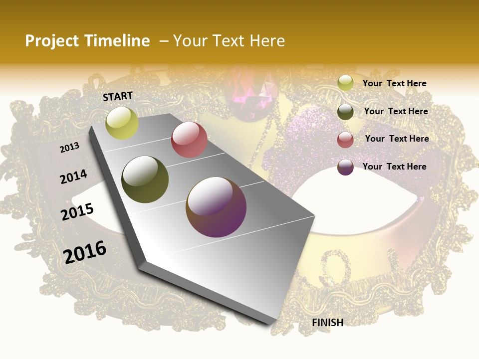 Colorful Pink Celebration PowerPoint Template