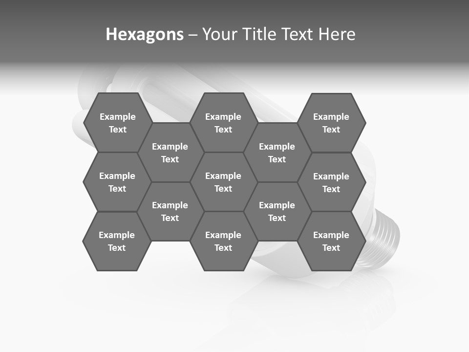 Compact Economy Bulb PowerPoint Template