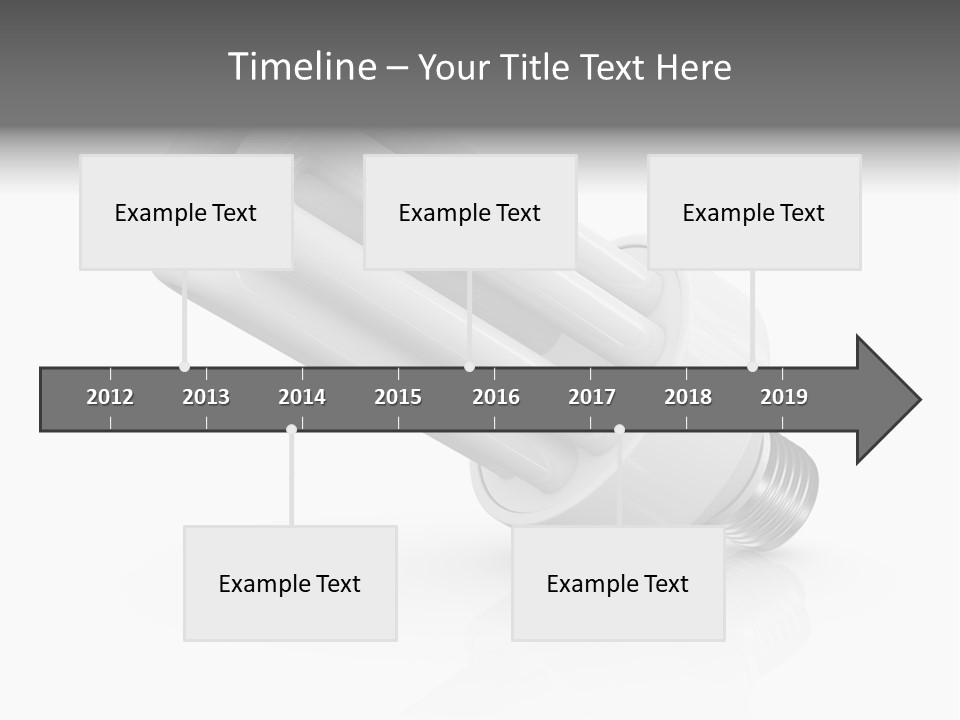 Compact Economy Bulb PowerPoint Template