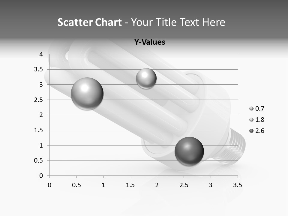Compact Economy Bulb PowerPoint Template