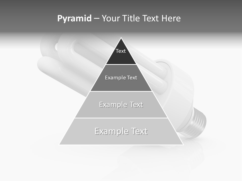 Compact Economy Bulb PowerPoint Template