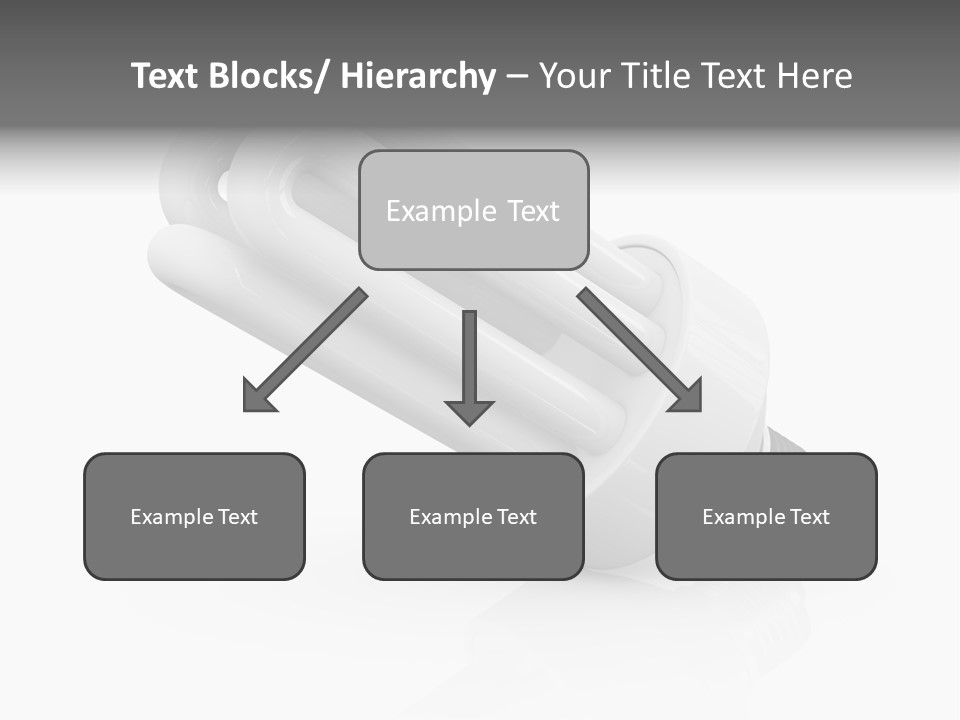 Compact Economy Bulb PowerPoint Template